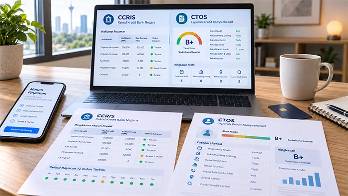 CCRIS vs CTOS: apa beza sebelum mohon pinjaman?
