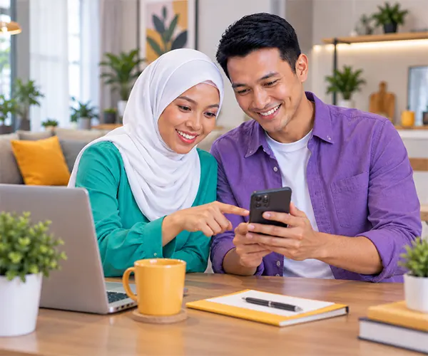Ilustrasi Pinjaman wang segera online di Malaysia
